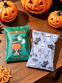 27pcs Halloween Gift Bags (With Stickers), Halloween Cash Envelopes, Halloween Pumpkin Ghost Witch Pattern, Halloween Gift Wrapping Bags, Candy Bags, Cookie Bags, Snack Bags, Halloween Gift Wrapping Supplies, Halloween Decorations, Trick Or Treat, Halloween Party Supplies, Happy Halloween Party Decorations, Tabletop Decorations, Halloween Gifts, Halloween Party Favor Bags - Cute Halloween Pumpkin - View 8