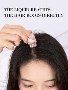 WANMEI Conjunto de Escova de Cabelo Spray 2 em 1, Escova de Cabelo Desembaraçante Spray Recarregável, Pente de Cabelo Spray Hidratante para Estilização, Pente Aplicador de Óleo Nutritivo para Raiz do Couro Cabeludo, Kit de Estilização de Cabelo com Cuidados do Couro Cabeludo Sem Sujeira, Escova de Cabelo Tudo em Um com Spray e Tratamento do Couro Cabeludo para Todos os Tipos de Cabelo - Multicolorido - Visão 3