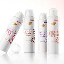 Dove Whole Body Deo Alcohol Free Deodorant Spray For Women 72-Hour Odor Control Peach Glow 4 Oz-Father's Day C9ST - 1 - 查看 6
