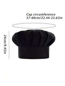 Customized Name Chef Hat, Dust-Proof Hat, Chef Hat Pattern, Adjustable Kitchen Cooking Hat, Suitable For Bakery, Cafe, Dessert Shop, Restaurant, Kitchen Work Hat - Multicolor - View 9