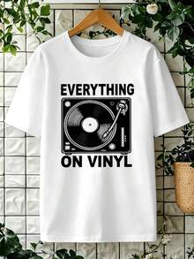 Men Plus Size T-Shirts - White - View 2