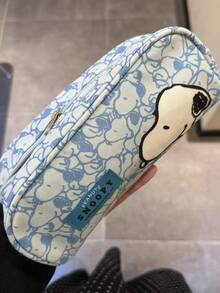1pc Snoopy Large Capacity Pencil Case, Cute Stationery Bag For Storing Pencils, Pens, Erasers, Rulers, Stickers And Notes, Perfect Birthday Gift And Party Favor - View 7