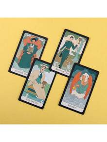 78 Angel Oracle Cards Tarot Deck Exquisite Tarot Cards Guide, When You Discover Past, Present And Future, Durable Material - Multicolor - View 10