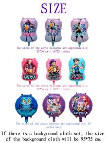 K-Pop DemonHunters 派對裝飾氣球、派對小禮物、熱門氣球裝飾、裝飾氣球 - 卡通 - 查看 11