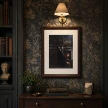 1pc Frameless Dark Academia Book Lover Gift Vintage Library Art Victorian Romantic Wall Poster Print For Apartment Living Room Bedroom Dorm Decor, Room Decor, Prints For Wall, Vintage Decor - Books - View 6