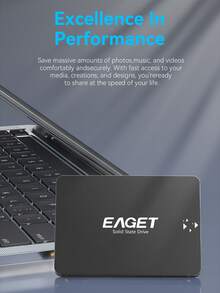 EAGET Portable Solid State Drive, 2T/1T/480GB/240GB/120GB SSD Internal Solid State Drive 2.5-Inch SATA III Internal SSD, Speed 550MB/S, Suitable For IT Professionals, Creators And Daily Users Computer Or Laptop Memory And Storage Upgrade - View 7