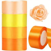 4pcs/40 Yards 4cm Wide Solid Satin Ribbon, Suitable For DIY Crafts, Gift Wrapping, Wedding Decor And Bow Making, Rose Bows, Party Decorations, Holiday Gifts - 4 Cm/1.5 Inches * 10 Yards/9.14 Meters - View 12