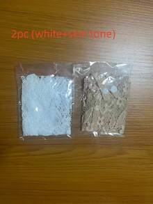 3入組優雅花卉防眩光胸墊 - 時尚舒適加厚內襯，蕾絲針織內裡，隨機配色 - 彩色 - 查看 16