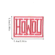 4 pièces Patchs brodés de style cowboy occidental à thermocoller ou à coudre - Accessoires de mode DIY pour vêtements, chapeaux, sacs - Version repassage - Voir 8