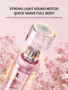 LEVIATECH Afeitadora eléctrica recargable 2 en 1, recortadora de vello corporal inalámbrica apta para mujeres, con cuchillas desmontables de tacto suave, diseño impermeable para uso en seco y húmedo, recargable por USB, portátil para el afeitado del bikini, axilas, piernas y todo el Body - Multicolor - Ver 9