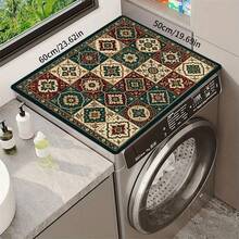 1pc Persian Style Absorbent Drying Mat, Kitchen Decor Coffee Machine Mat, Handmade Coffee Pot Drip Tray, Kitchen Floor Mat, Table Mat, Kitchen Countertop Dish Drying Mat, Breakfast Mat, Heat-Resistant Drip Tray With Non-Slip Backing, Diatomaceous Earth Drip Tray, Stain-Hiding, Super Absorbent Kitchen Drip Tray, Easy-To-Clean Dish Rack Mat, Perfect For Kitchen, Dining Table, Coffee Shop, Bar, Holiday, Party, Home Decor, Holiday Gift - Multicolor - View 13