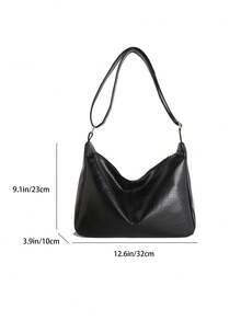 Bolso de hombro para mujer, nuevo diseño de moda, elegante y con estilo - Negro 7 - Ver 3