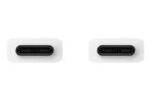 Samsung EP-DX310 Câble de Données pour le Chargement, USB Type-C vers USB Type-C (5A, 1,8 m), Blanc Blanc - Noir - Voir 1