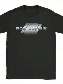 Unisex Cotton T-Shirt With Graphic Print Of The Rock Band Beach House Music. Summer Clothing For Women. 100% Cotton Summer Tops. - 黑色 - 查看 1
