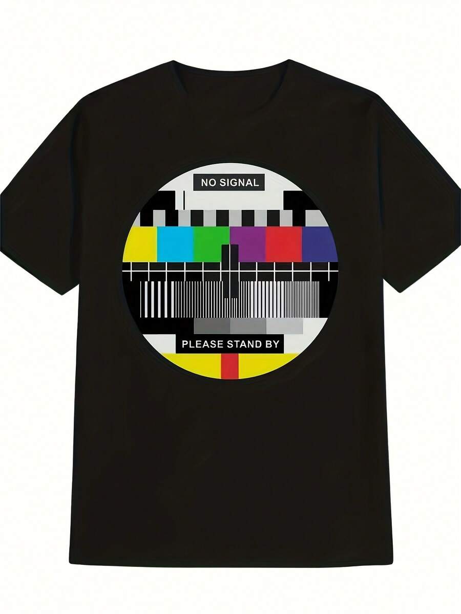 Short-Sleeve T-Shirt Featuring The 2026 USA, Canada, And Mexico World Cup, Retro Style, Made Of Pure Cotton, Fan Support T-Shirt, Casual Style, Unisex, Comfortable And Breathable - 黑色 - 查看 1