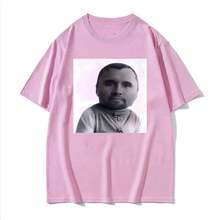 Camiseta Gráfica Divertida con el Meme de la Cara de Bebé de Charlie Kirk, para Hombre y Mujer, Estilo Clásico de Moda, Manga Corta, Estilo Harajuku Urbano - Rojo - Ver 4