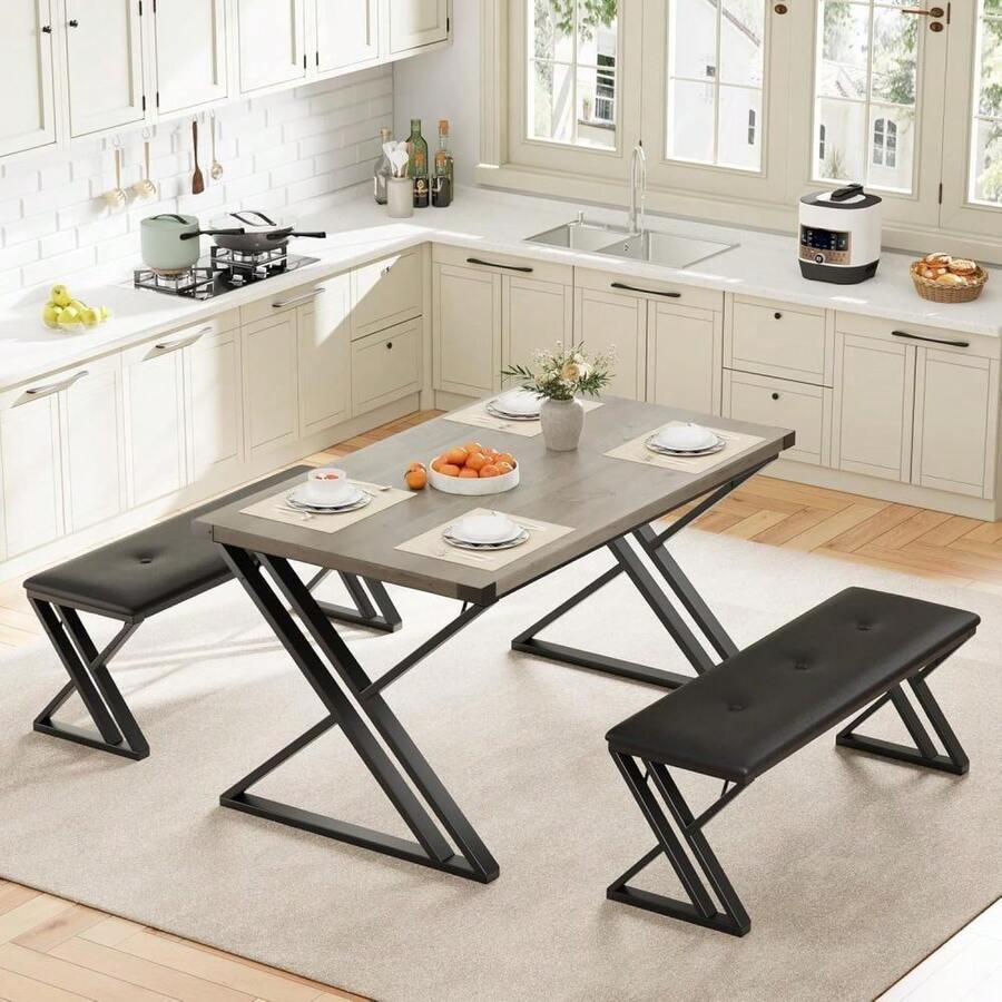 Dining Table & Chair Sets - Grey - View 1