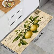 1pc Lemon Print Absorbent Drying Mat, Kitchen Decor Coffee Machine Mat, Laundry Room Accessory Handmade Coffee Pot Drip Tray, Kitchen Floor Mat, Table Mat, Kitchen Countertop Dish Drying Mat, Breakfast Mat, Heat Resistant Drip Tray With Non-Slip Backing, Diatomaceous Earth Drip Tray, Stain Concealing, Super Absorbent Kitchen Drip Tray, Easy To Clean Dish Rack Mat, Perfect For Kitchen, Dining Table, Coffee Shop, Bar, Holiday, Party, Home Decor, Holiday Gift - Multicolor - View 11