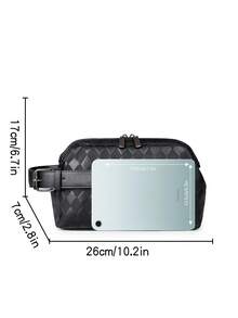 saroxi Men's Large Capacity Fashion Casual Travel Handbag Wrist Bag Small Portable High-End Elegant Phone Bag Minimalist Style For Work Youth Students Gift Choice Pouch Bag - Multicolor - View 12