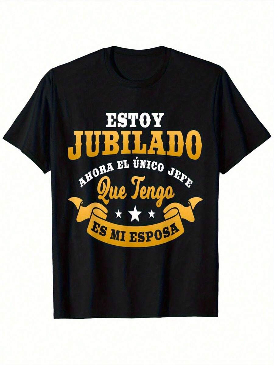 derismo, Ropa Casual, Atuendo para Fiesta de Jubilación o Cumpleaños, Tallas S-3XL, Regalo para el Día del Padre para Abuelo, Camiseta Casual de Algodón Transpirable, Todo Combina Bien. VZWK - Negro - Ver 1