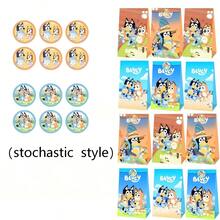 Bluey 1套/12入主題派對禮物袋附貼紙，卡通狗狗家族禮物紙袋，Bingo and Friends 系列，適合兒童主題生日派對，好禮袋填充物、生日贈品與派對裝飾用品 - 彩色 - 查看 7