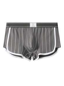 3pcs Casual Striped Men's Underwear Boxer Briefs Shorts - Multicolor - View 6