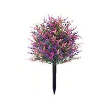 1 Buket Lavender Ungu dengan Set Batang Penyangga - Lavender, Daisy, dan Bunga Eucalyptus Buatan yang Realistis, Tahan Sinar UV, Cocok untuk Dekorasi Luar Ruangan Musim Semi/Panas, Teras, Patio, Balkon, Dekorasi Taman, Dekorasi Musim Gugur - MultiWarna - View 11