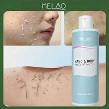 MELAO Hand & Body Exfoliating Gel 250ml/8.45fl.Oz, Gentle Skin Exfoliator To Remove Dead Skin, Deep Cleansing Smoothing Exfoliating Gel For Rough Dry Skin - 250ml - View 2