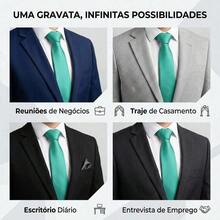 A Matte Twill Tie, A Versatile Tie Suitable For Work, Interviews, And Weddings. - 薄荷綠 - 查看 4