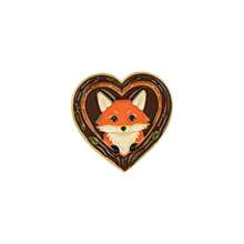 Cute Cartoon Raccoon Wolf Women Brooch On Clothes Men Soft Enamel Pin Lapel Pins Backpack Badges Accessories - Gold - View 9