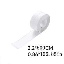 5m Self-Adhesive Waterproof Caulking Tape, Grout Tape, Sealing Tape - Easy To Apply, Durable Sealant, Suitable For Bathroom And Kitchen, Perfect For Toilet Base, Tiles And Floors - View 7