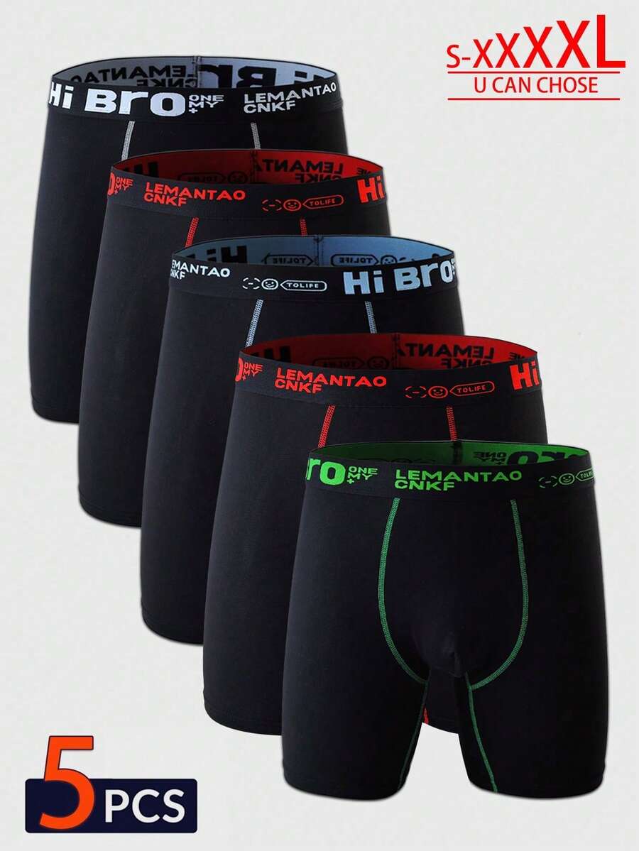 Celana Dalam Boxer Pria, Gaya Klasik, Isi 5 Buah - MultiWarna - View 1