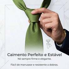 A Matte Twill Tie, A Versatile Tie Suitable For Work, Interviews, And Weddings. - 青檸色 - 查看 5