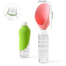 1pc Portable Pet Outdoor Water Dispenser, Silicone Material, Pet Water Bowl Compatible With Most Water Bottles, Suitable For Dog Walking And Outdoor Activities, Travel Water Bottle, Suitable For Dog Walking And Walking, Compatible With Most Water Bottles - Multicolor - View 10