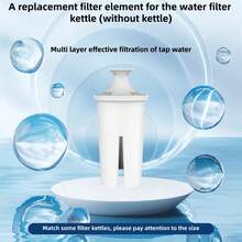 1/3/6pcs Universal Water Filter Replacement Cartridges, Multi-Layer Filtration To Block Rust, Silt, Hair And Particles, Reduce Limescale And Residual Chlorine, Improve Tap Water Odor - View 4