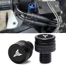 M10x1.25 摩托車後視鏡孔塞原廠鏡孔螺絲，適用於 MT03 MT07/MT09 MT10 MT25 MT125 改裝後視鏡孔座裝飾塞 鋁合金鏡孔塞螺栓配件 (2入) - A - 查看 2