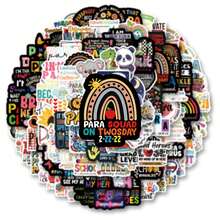 120Pcs Cartoon PARA Graffiti Stationery Stickers Decorative Aesthetics Stickers Vinyl Waterproof For Laptop Phone Car Skateboard Water Bottles Scrapbooking Computer Journaling School Supplies - A - View 10