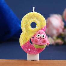 Exquisite Birthday Number Candles, Suitable For Birthday Parties, Anniversary Parties, Graduation Parties, Valentine's Day Parties And Wedding Parties. 0 To 9 Cake Decoration Candles. - View 11