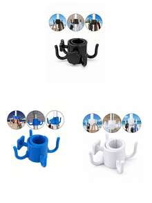 3/2/1pc Multifunctional Beach Umbrella Hook - Adjustable 4-Pronged Hook Suitable For Towels, Bags And Hats; Fits Poles With Diameter 0.75 To 1.26 Inches; Made Of Plastic; Perfect For Camping And Outdoor Activities; Ideal For Travel, Vacation And Beach; Portable And Lightweight - A - View 14