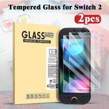 2片裝 9H 硬度鋼化玻璃螢幕保護貼，適用於 NS2 Switch 2，HD 高清防刮無氣泡防指紋遊戲主機螢幕膜，超高透光率 Switch 2 螢幕保護蓋遊戲配件 - 查看 12