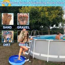 Foldable Portable Foot Bath Basin, PVC Foldable Foot Bath Basin For Pool Entrance, Essential Pool Cleaning Accessory, Non-Slip Thickened Design, Suitable For Inground And Above Ground Pools, Beach, Backyard, Multi-Functional Foldable Foot Bath Basin, Easy To Store And Clean - Upgraded - View 4