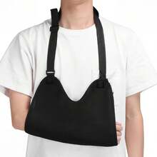 Inmovilizador de Hombro Adulto, Cabestrillo para Brazo Adulto Ajustable, para Izquierdo y Derecho, Transpirable, Soporte de Codo, Lesiones de Hombro, Rehabilitación Postoperatoria, Talla Única - Apertura Amplia - Ver 5