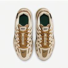 Nike 女款 P-6000 銀灰色網面復古厚底運動鞋 IO4668-201 - 黃棕色 - 查看 5