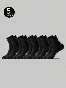 30/20/10/6/4/2/2-Pack Sports Comfortable Soft Moisture-Wicking Breathable Antibacterial Fitness Socks Unisex Solid Color Ankle Socks Sweat-Absorbing Odor-Resistant Elastic Soft Athletic Socks - Multicolor - View 14