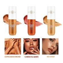 1 Stück duftender goldener illuminierender feuchtigkeitsspendender Highlighter - mehrere Düfte - geeignet für Partys, Dates, Geschenke für Freunde - mehrfarbig - Übersicht 1