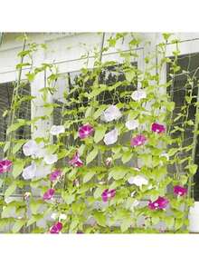 1件裝植物攀爬網 綠色正方形網格 吊掛式小黃瓜網格架 附雛菊花飾 防風防塌園藝用網 - 多色 - 查看 6