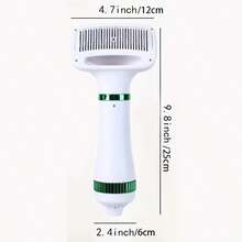 Pet Hair Dryer With Adjustable Speed And Temperature,2-In-1 Hair Dryer And Comber,With Three Temperature Settings And One-Button Adjustment,Suitable For All Breeds Of Cats And Dogs,12cm Round Teeth Design For Your Beloved Pet's Comfort - Porcelain White - View 10