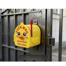 1pc 3D Printed Cruise Duck Mailbox, Front-Opening Plastic Mailbox, Cute Decorative Magnetic Wall-Mounted Mini Mailbox, Suitable For Cruise Ship Cabin Doors, Home Refrigerator, Office Decoration, Gift For Duck Hunting Enthusiasts - Duck - View 7
