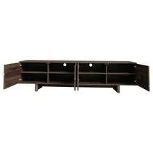 78 Inch Modern TV Stand TVs Up To 85, Entertainment Center With With Solid Wood, Management, Push-Openers, Soft-Closing Hinges & Adjustable Shelves Living Room - 1 - View 11