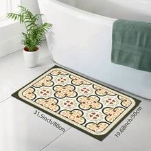 1pc Plaid Pattern Diatomaceous Earth Drying Mat, Non-Slip Heat-Resistant Absorbent Mat, Suitable For Kitchen Countertop, Coffee Machine, Tableware, Home Cafe Bar Party Decoration Placemat Gift - Multicolor - View 14
